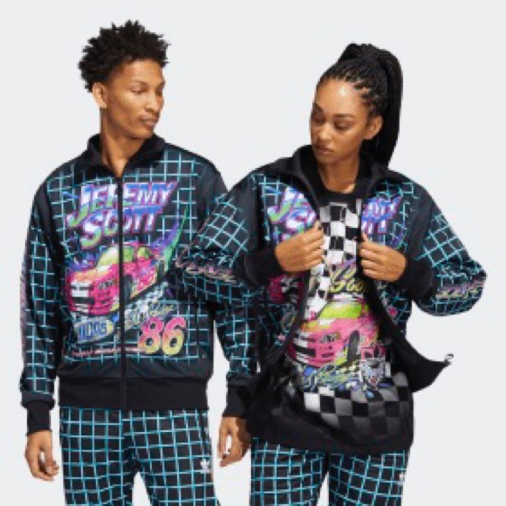 JEREMY SCOTT X ADIDAS RALKY TRACK SUIT JACKET (NEVER WORN) UNISEX (S)